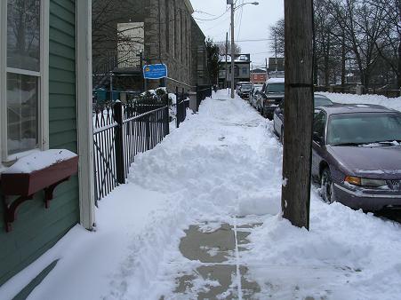 Pile of snow!