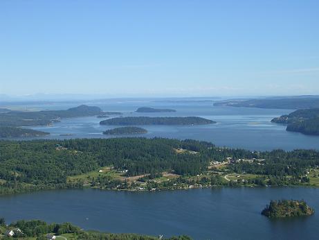 Islands south of Mt. Erie